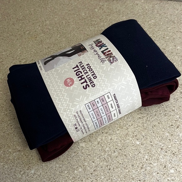 Muk Luks Footed Fleece Tights 